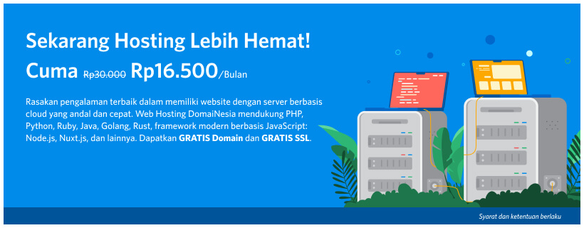 Popup Banner DomaiNesia