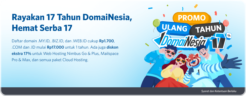 Popup Banner DomaiNesia