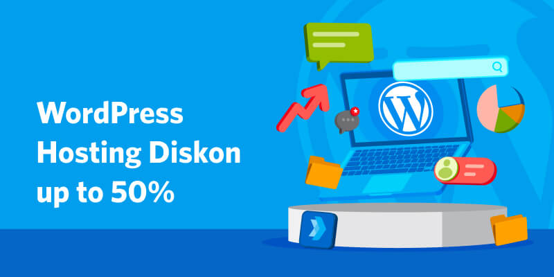 Promo Beli WordPress Hosting Diskon up to 50%