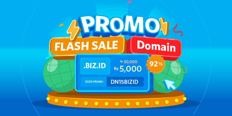 Promo #15TIMEWA Domain .BIZ.ID Rp5.000