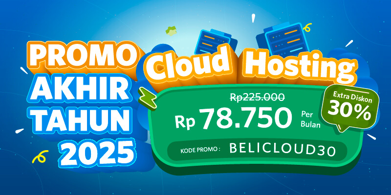 Cloud Hosting Ekstra Diskon 30%