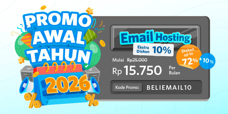 Email Hosting Ekstra Diskon 10%
