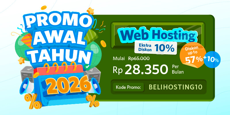 Web Hosting Ekstra Diskon 10%